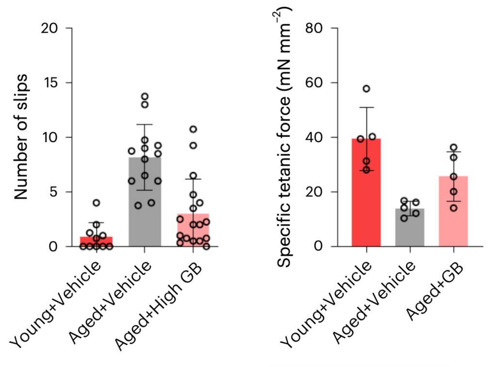 Two bar graphs. 