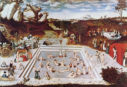 "The Fountain of Youth," a painting by Lucas Cranach the Elder (1472-1553)